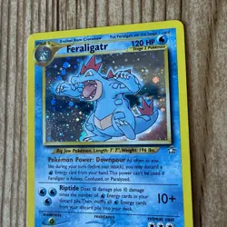 Feraligatr 5/111 Neo Genesis Holo Rare Near Mint+ Vintage WOTC Pokemon Card - Image 4