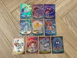 Vintage Topps Pokemon Series 2 Holo Foil Blue Logo Card Bundle / Haunter Onix - Image 1