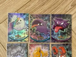 Vintage Topps Pokemon Series 2 Holo Foil Blue Logo Card Bundle / Haunter Onix - Image 2