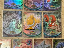 Vintage Topps Pokemon Series 2 Holo Foil Blue Logo Card Bundle / Haunter Onix - Image 3