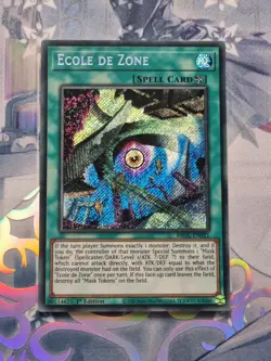 BROL-EN021 Ecole de Zone Secret Rare 1st Edition Near Mint YuGiOh TCG - Image 1