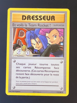 ∛∎ Carte Pokemon Et Voila la Team Rocket ! 113/108 Secrete Bloc XY Evolutions FR - Image 1