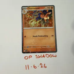 Charmeleon 079 Cosmos Holo Black Star Promo Mega Evolution Chaos Rising Pokemon - Image 1