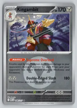 KINGAMBIT (ENERGY SYMBOL) 148/217 HOLO ASCENDED HEROES POKEMON REVERSE HOLO NM - Image 1