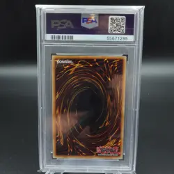 PSA 9 YU-GI-OH! Legend Blue Eyes White Dragon Flame Swordsman Reprint #LOB-003 - Image 2