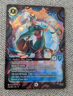 Disney Lorcana Kida - Crystal Scion (Enchanted) 236/204 Wilds Unknown Holo - Image 1