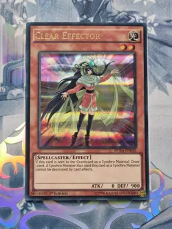 DUSA-EN035 Clear Effector Ultra Rare 1st Edition Near Mint YuGiOh TCG - Image 1