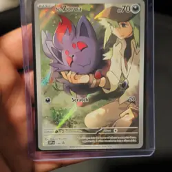The Pokemon Company N's Zorua 189 SV Promo Holo EN HP 70 Darkness Basic 2025 - Image 1