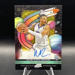 2025-26 Topps Cosmic Chrome First Flight Signatures Gold #FF-WR Will Richard /50 - Image 1