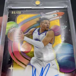 2025-26 Topps Cosmic Chrome First Flight Signatures Gold #FF-WR Will Richard /50 - Image 4