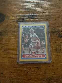 2023 Topps Chrome McDonald's All American Gold Refractor /50 Hannah Hidalgo 2k7 - Image 1