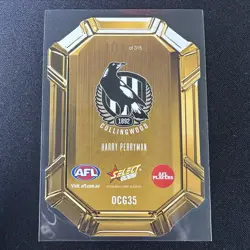 Harry Perryman #101/315 Gold Octane 2026 AFL Select Footy Stars Hobby - Magpies - Image 2