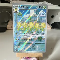 Pokemon TCG Sunflora 169/167 SV06 Twilight Masquerade IR Holo EN 100HP - Image 1