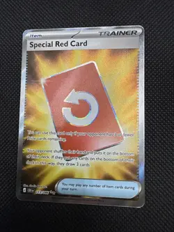 Special Red Card 113/086 Me04: Chaos Rising Holo - Image 1