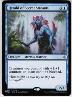 HERALD OF SECRET STREAMS 059/279 R NEAR MINT - Image 1