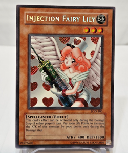 Injection Fairy Lily LOD-100 Secret Rare Unlimited Yugioh 7648 - Image 1