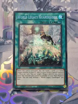 MP20-EN029 World Legacy Guardragon Prismatic Secret Rare 1st Ed NM YuGiOh TCG - Image 1
