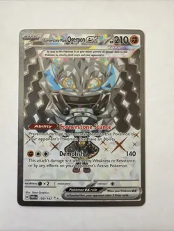 Cornerstone Mask Ogerpon EX Pokemon SV Twilight Masquerade 199/167 Ultra Rare NM - Image 1