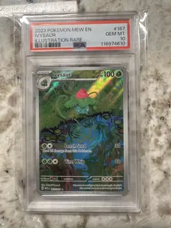 PSA 10 2023 Pokemon SV Scarlet & Violet 151 Ivysaur IR Holo 167/165 - Image 1