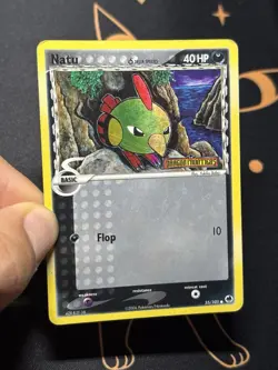 Natu 55/101 EX Dragon Frontiers Stamped Reverse Holo Delta Species Pokemon MP - Image 3