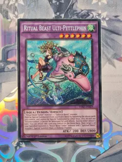 THSF-EN029 Ritual Beast Ulti-Pettlephin Secret Rare 1st Edition NM YuGiOh TCG - Image 1