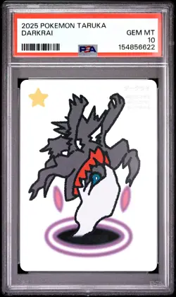 2025 POKEMON TARUKA DARKRAI PSA 10 - Image 1
