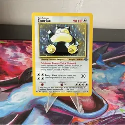 1999 Pokemon Snorlax Jungle Holo Rare 11/64 - Image 1