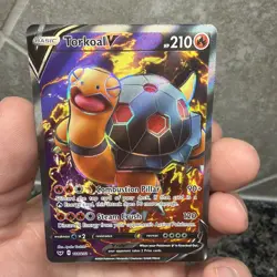 The Pokemon Company Torkoal V 188/202 Swsh01 Ultra Rare Full Art Holo 210 HP - Image 1