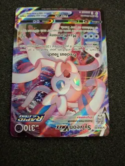 Pokemon TCG Sylveon VMAX 075/203 Evolving Skies Ultra Rare Full Art - Image 3