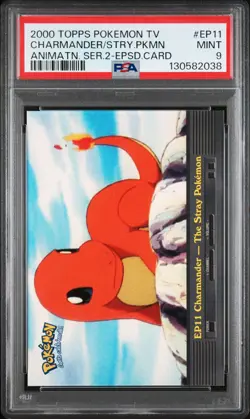 2000 #EP11 CHARMANDER-THE STRAY POKEMON PSA 9 - Image 1