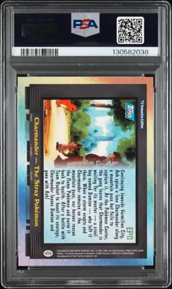 2000 #EP11 CHARMANDER-THE STRAY POKEMON PSA 9 - Image 2