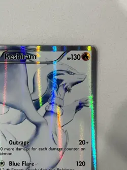 Reshiram Full Art 113/114 (LP) - Black & White (2011) Pokemon TCG English - Image 4