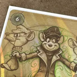 Disney Lorcana- “Enchanted” Basil Disguised Detective Azurite Sea Holo - 212/204 - Image 2
