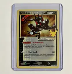 Greninja Gold Star 2021 Pokemon Celebrations SWSH144 TCG Trading Card Game - Image 1