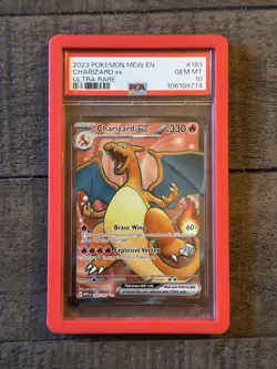 Pokemon TCG Charizard EX Scarlet & Violet Holo Ultra Rare Card 183/165 PSA 10 - Image 1