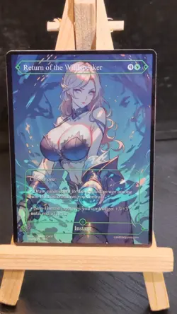 MTG Return Of The Wildspeaker Fanart Borderless Style Card Playtest Commander - Image 1