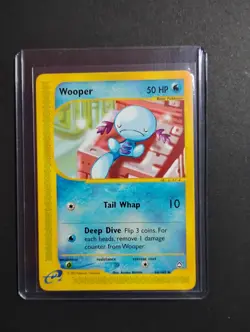 Wooper 66/147 Aquapolis Non-Holo NM/LP Vintage Pokemon Card 2002 - Image 3