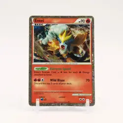 Entei Shiny - SL3 Call of Legends Secret Rare Holo Pokemon - DMG - Image 1
