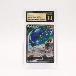 Rayquaza V - 076/067 CGC 10 S7R KOREAN Blue Sky Stream SR Pokemon - PRISTINE - Image 1