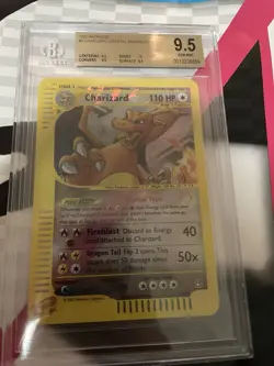 Pokemon Charizard Skyridge Crystal Holo Promo Box Topper #9 PSA 10 - Image 1