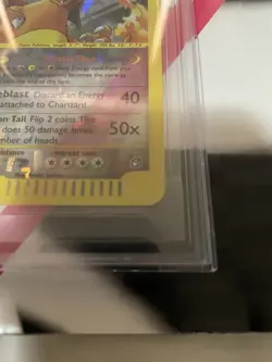 Pokemon Charizard Skyridge Crystal Holo Promo Box Topper #9 PSA 10 - Image 5