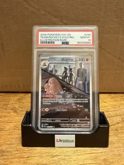 TEAM ROCKET'S DUGTRIO #239 Illustration Rare 2026 POKEMON ASC EN PSA 10 - Image 1