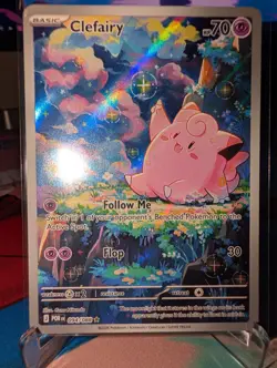 Pokemon CLEFAIRY 094/088 Perfect Order ILLUSTRATION RARE Full Art Holo TCG NM - Image 1