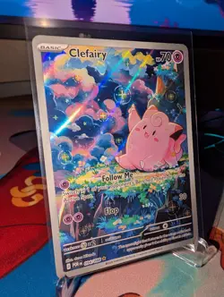 Pokemon CLEFAIRY 094/088 Perfect Order ILLUSTRATION RARE Full Art Holo TCG NM - Image 2
