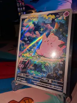 Pokemon CLEFAIRY 094/088 Perfect Order ILLUSTRATION RARE Full Art Holo TCG NM - Image 3