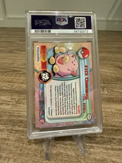 2000 Topps Pokemon Blue Logo TV Animation Edition Chansey #113 - Image 2