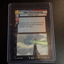 2026 Star Wars Unlimited: A Lawless Time Single Reactor Ignition #44 LEGENDARY - Image 1