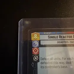 2026 Star Wars Unlimited: A Lawless Time Single Reactor Ignition #44 LEGENDARY - Image 3