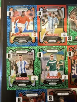 2026 Prizm Monopoly FIFA World Cup 26 Lot Of 9 Parallels - Image 2
