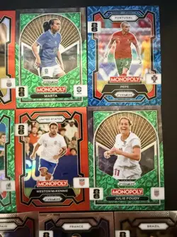 2026 Prizm Monopoly FIFA World Cup 26 Lot Of 9 Parallels - Image 3